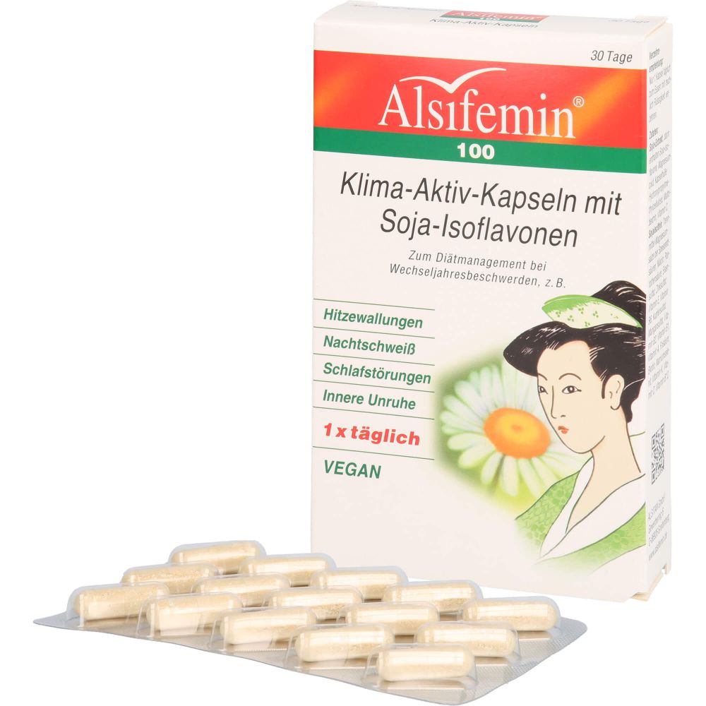 ALSIFEMIN 100 Klima-Aktiv m.Soja 1x1 Kapseln