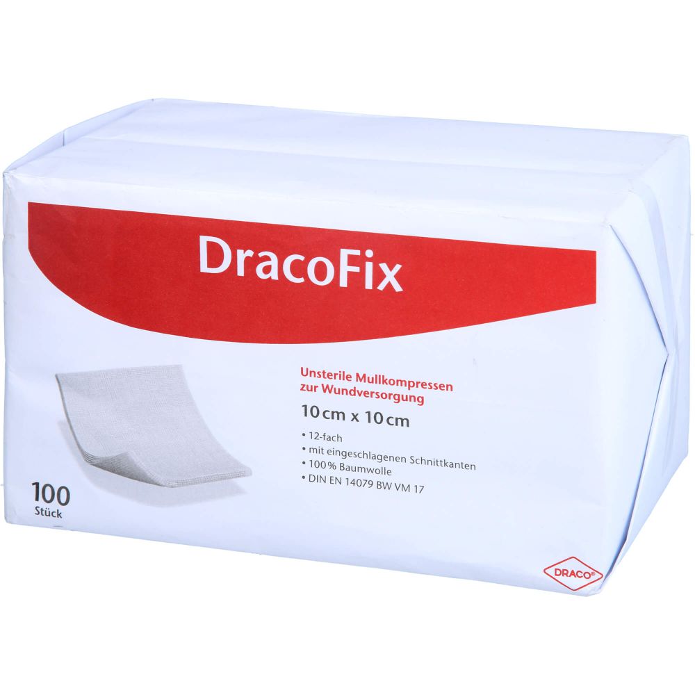 DRACOFIX OP-Kompressen 10x10 cm unsteril 12fach