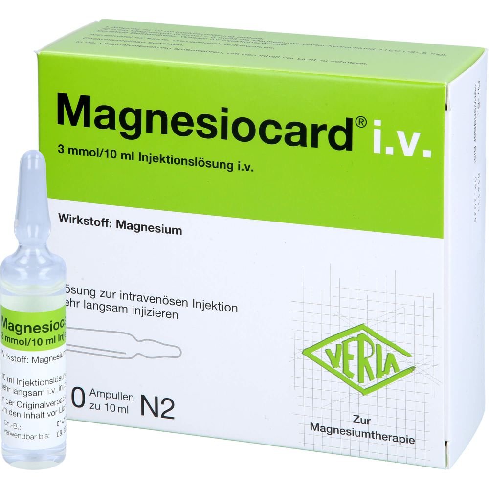 MAGNESIOCARD i.v. Injektionslösung