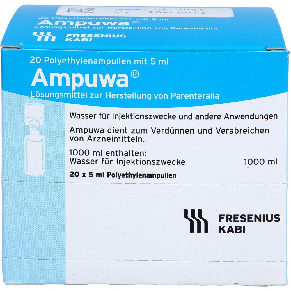 AMPUWA Plastikampullen Injektions-/Infusionslsg.