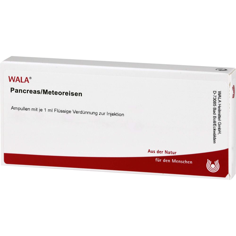 Wala Pancreas/Meteoreisen Ampullen 10 ml 10 ml