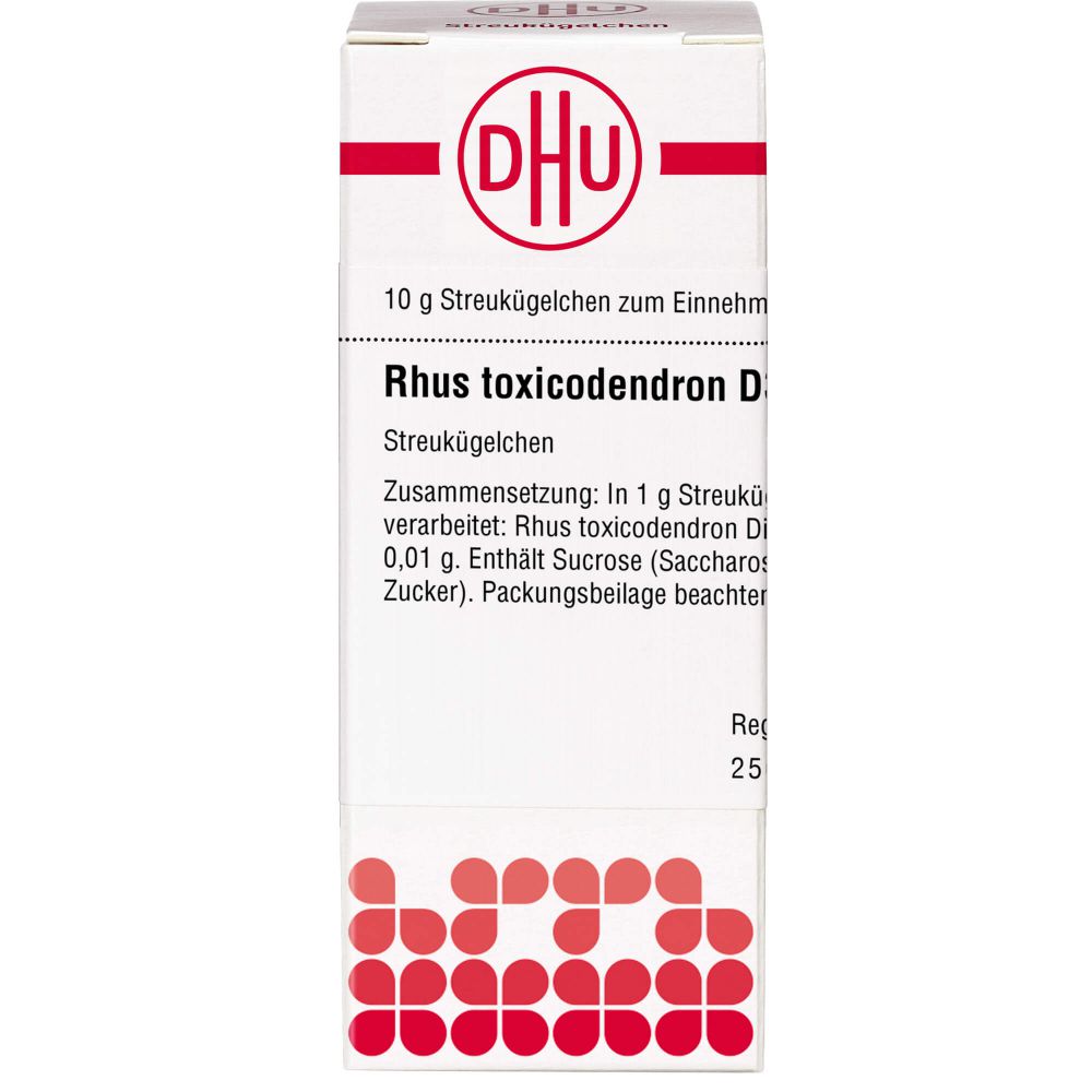 Rhus Toxicodendron D 30 Globuli 10 g