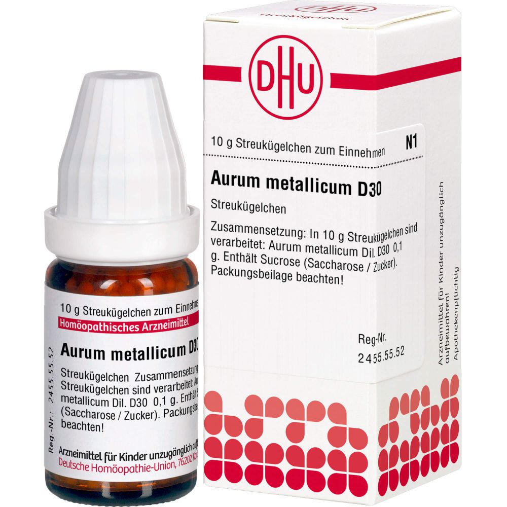 Aurum Metallicum D 30 Globuli 10 g