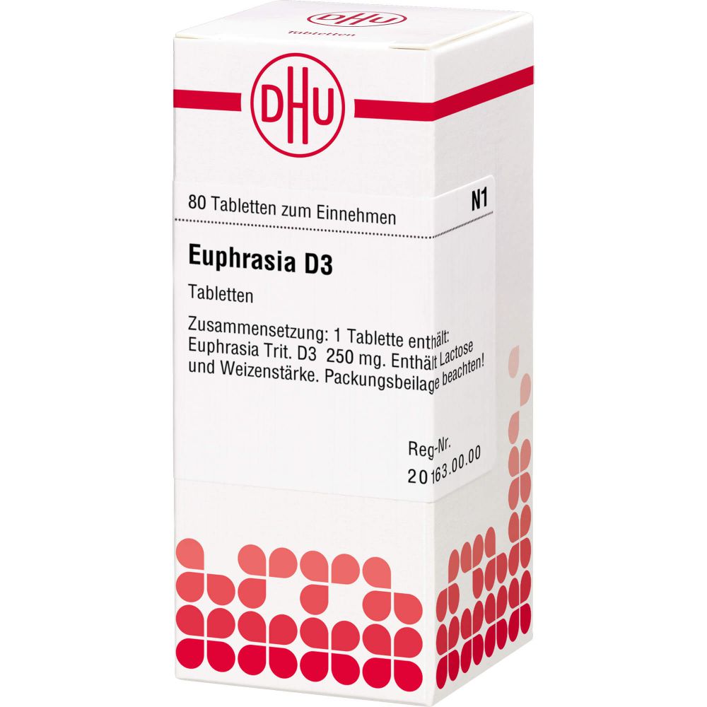 Euphrasia D 3 Tabletten 80 St 80 St