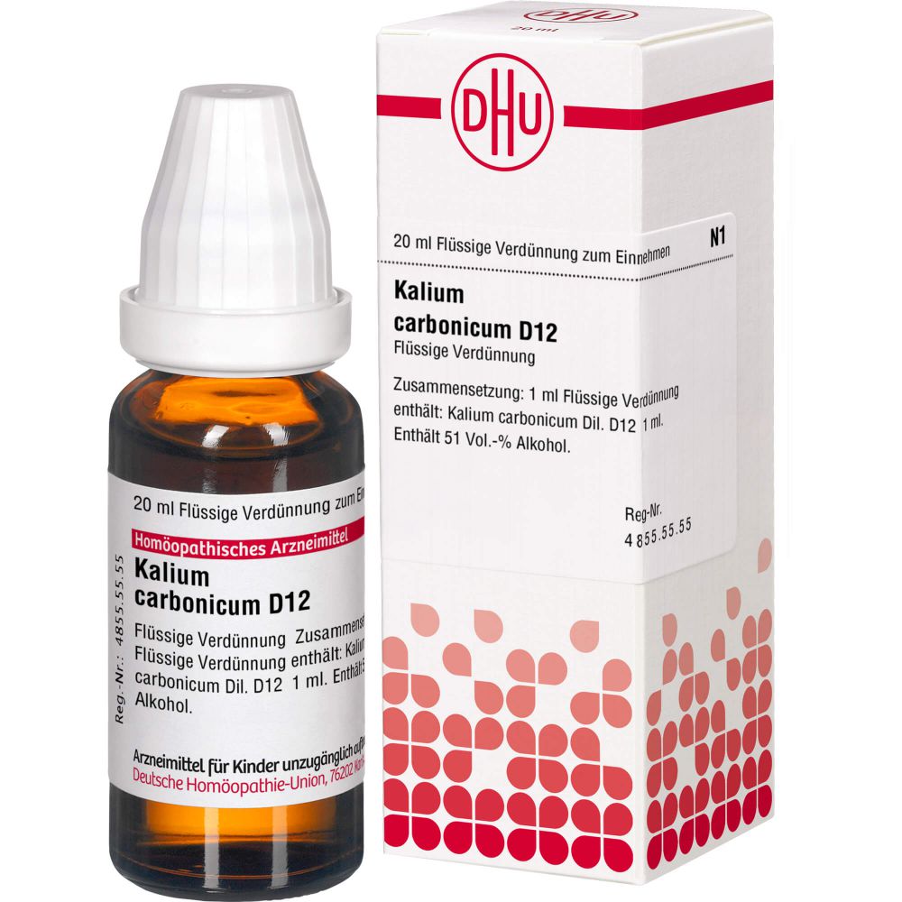 Kalium Carbonicum D 12 Dilution 20 ml