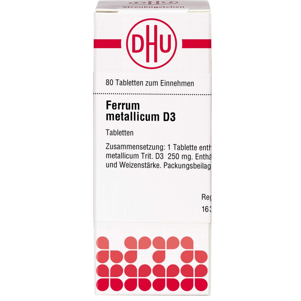 FERRUM METALLICUM D 3 Tabletten