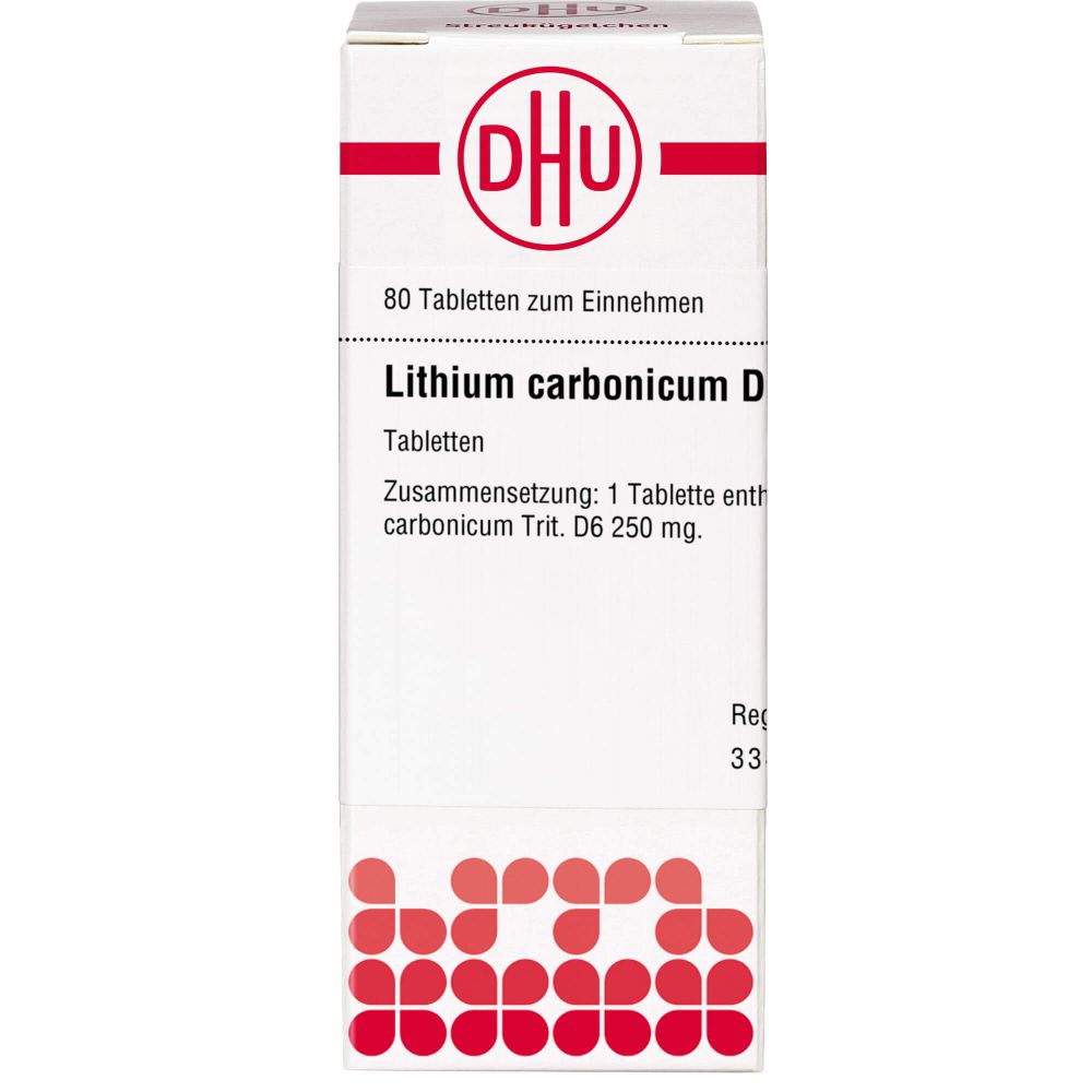 LITHIUM CARBONICUM D 6 Tabletten