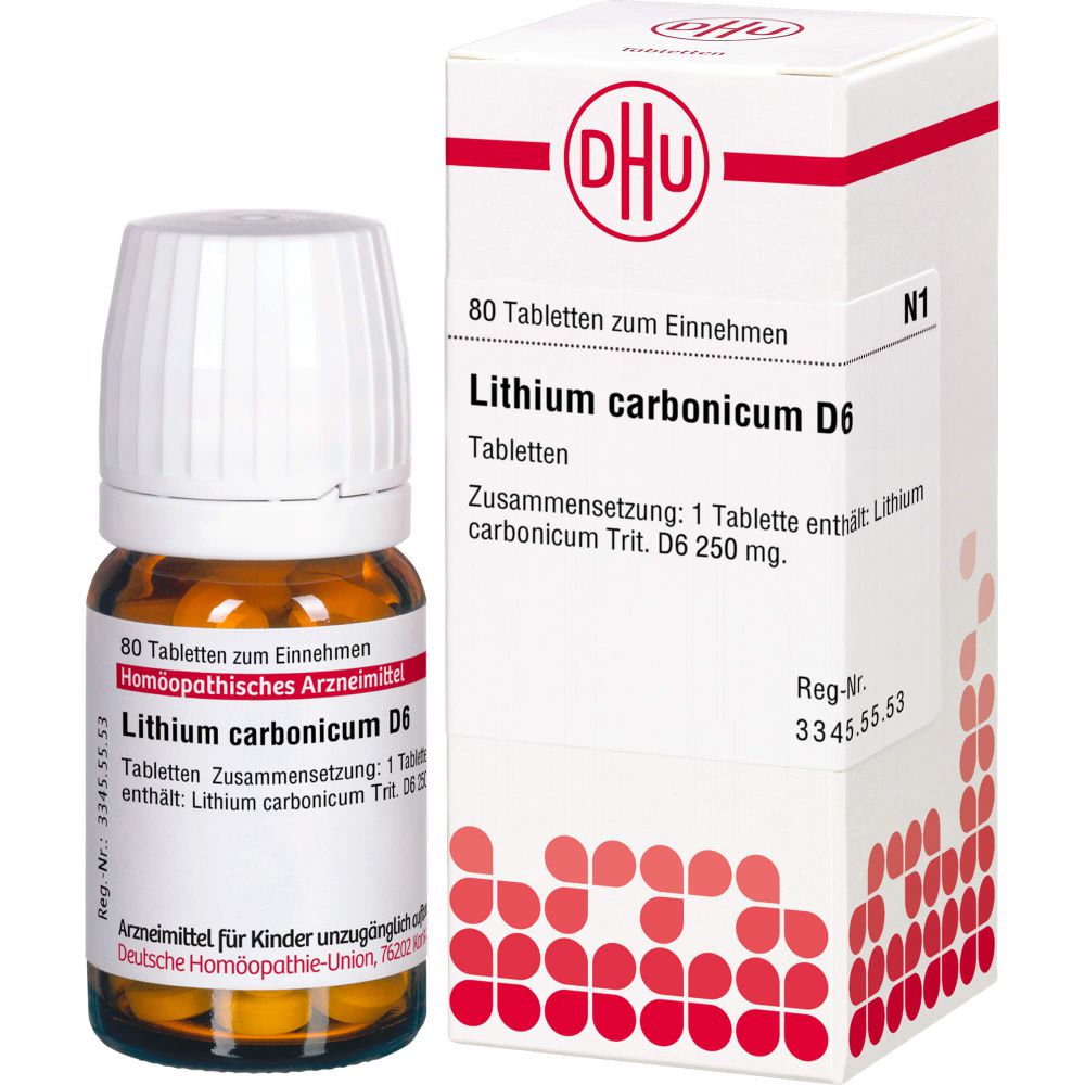 LITHIUM CARBONICUM D 6 Tabletten