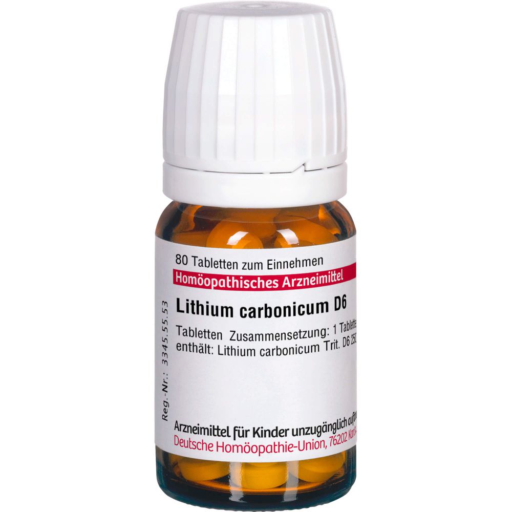 LITHIUM CARBONICUM D 6 Tabletten