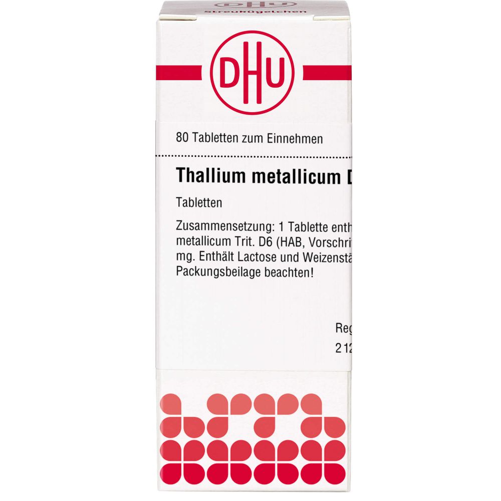 Thallium Metallicum D 6 Tabletten 80 St