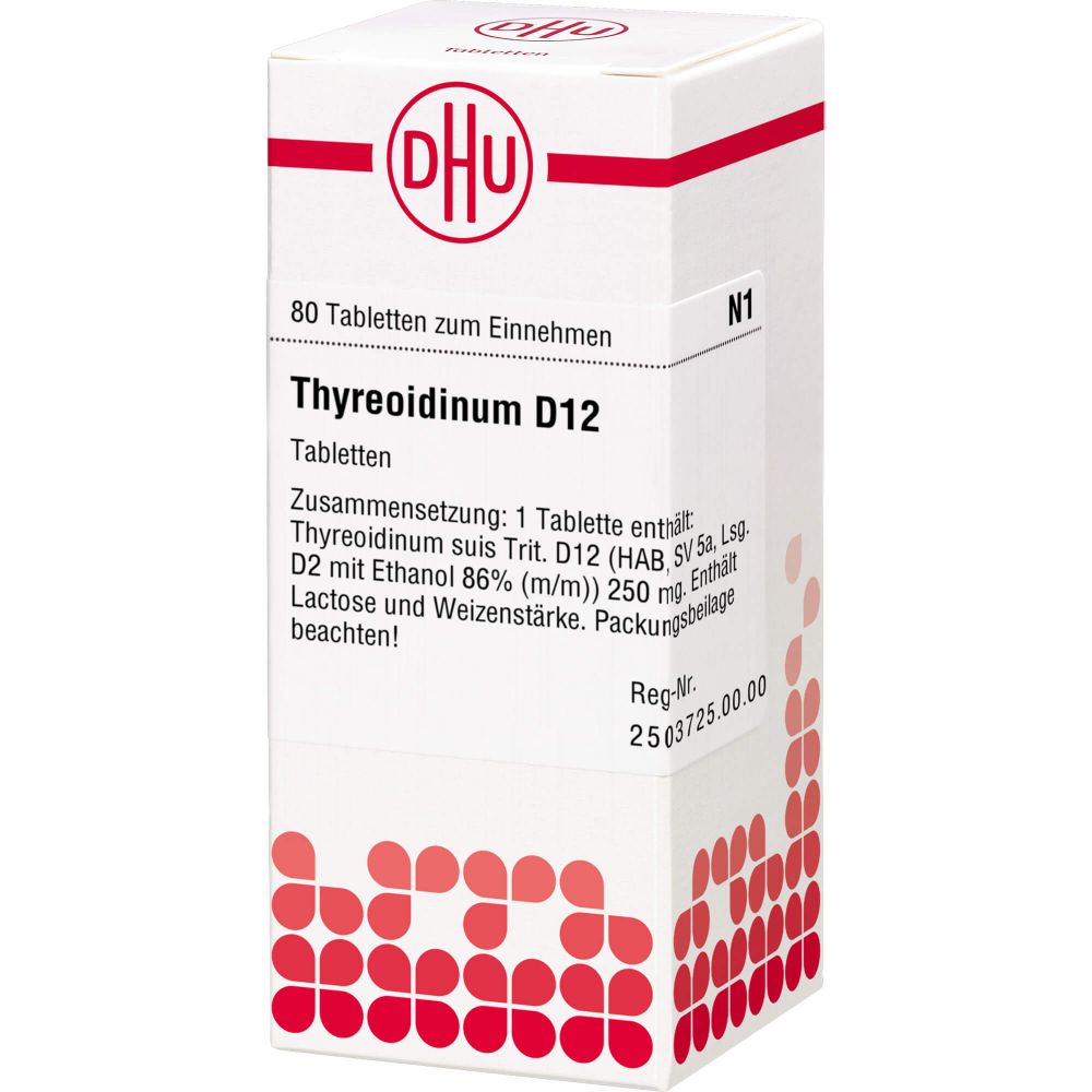Thyreoidinum D 12 Tabletten 80 St