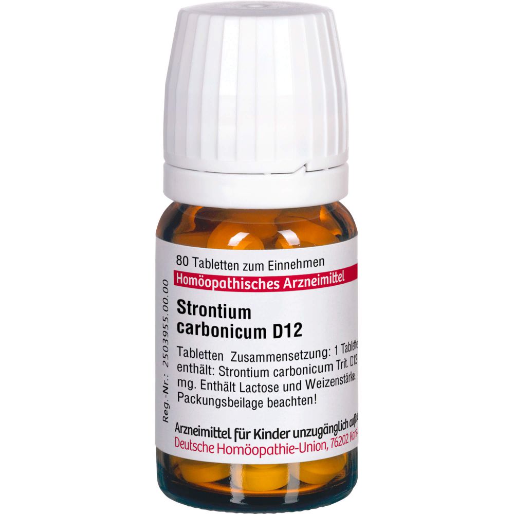 Strontium Carbonicum D 12 Tabletten 80 St