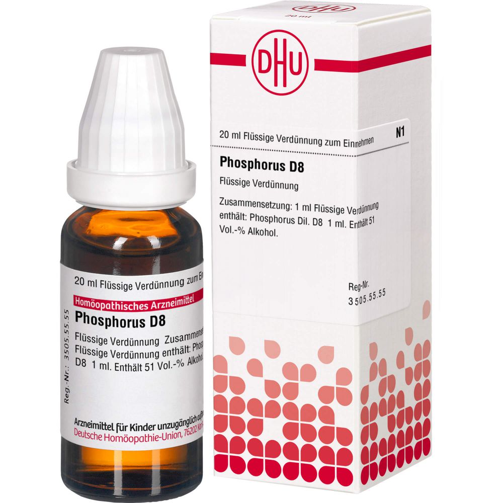 Phosphorus D 8 Dilution 20 ml