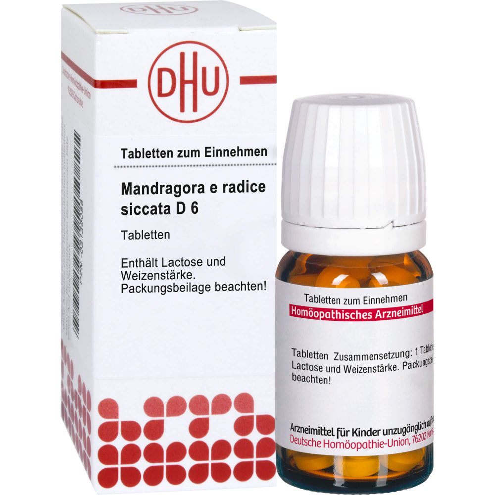 MANDRAGORA E radice siccata D 6 Tabletten