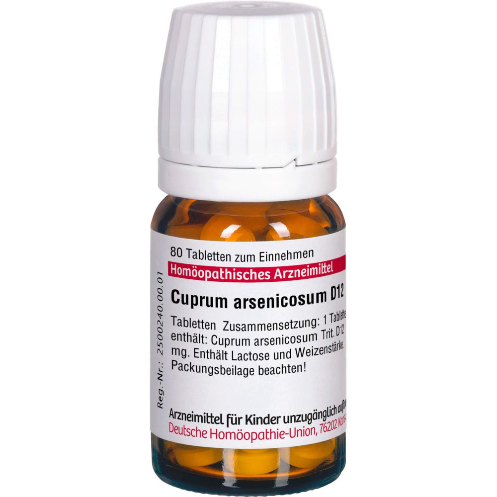 Cuprum Arsenicosum D 12 Tabletten 80 St