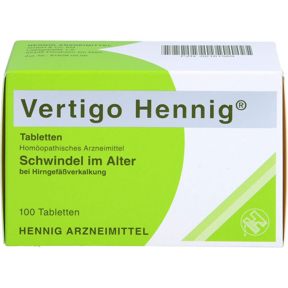 Vertigo Hennig Tabletten 100 St