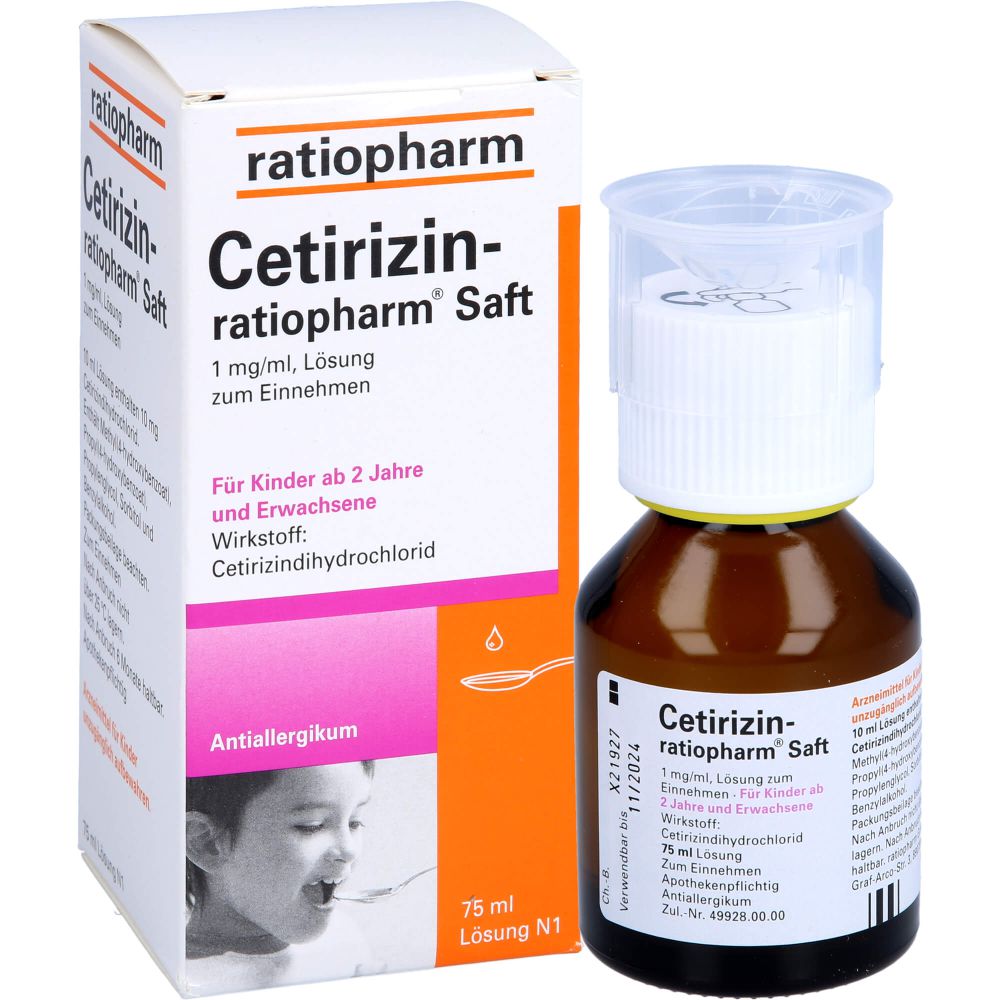 CETIRIZIN-ratiopharm Saft