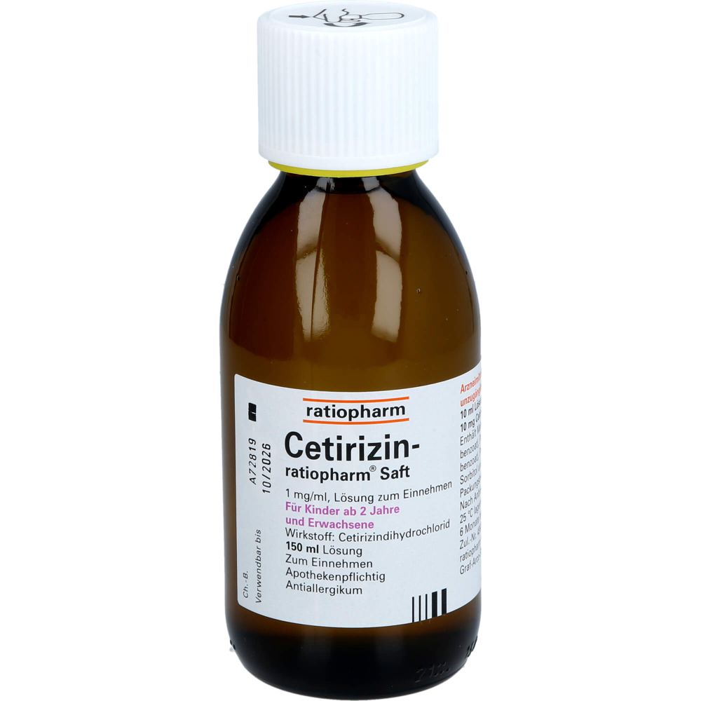 CETIRIZIN-ratiopharm Saft
