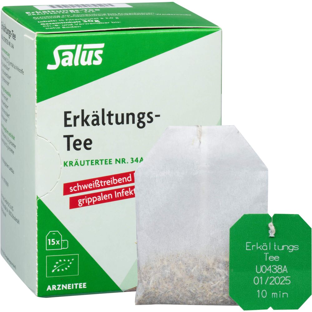 ERKÄLTUNGSTEE Kräutertee Nr.34a Salus Filterbeutel