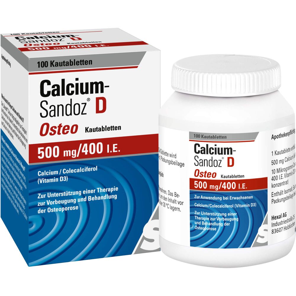 CALCIUM SANDOZ D Osteo 500 mg/400 I.E. Kautabl.