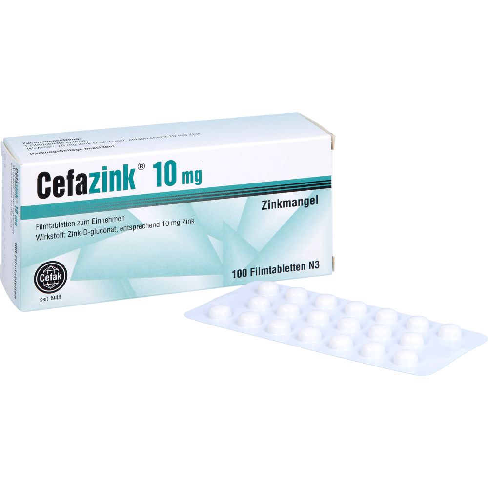 CEFAZINK 10 mg Filmtabletten