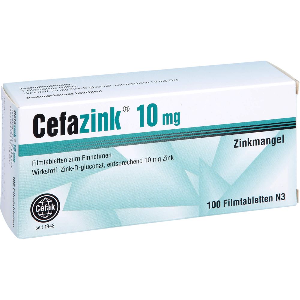 CEFAZINK 10 mg Filmtabletten