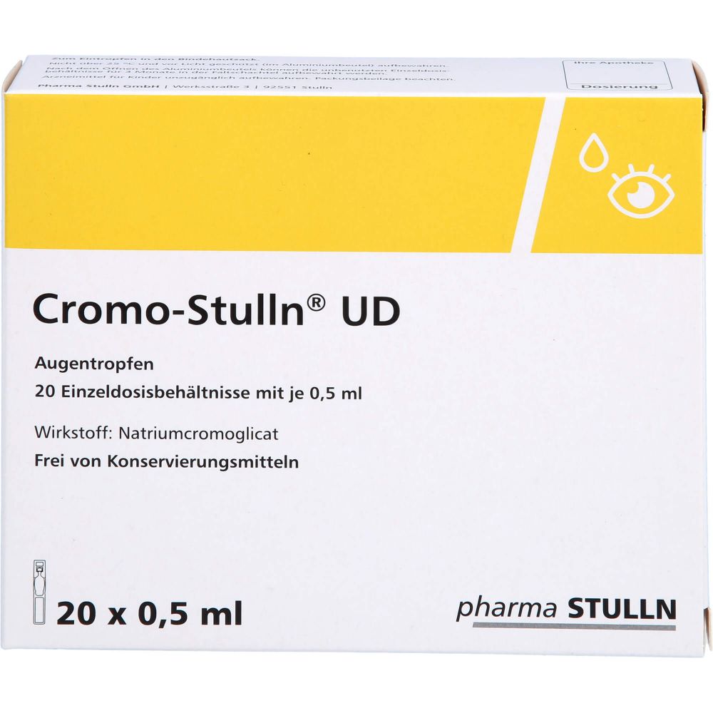 Cromo Stulln Ud Augentropfen 10 ml