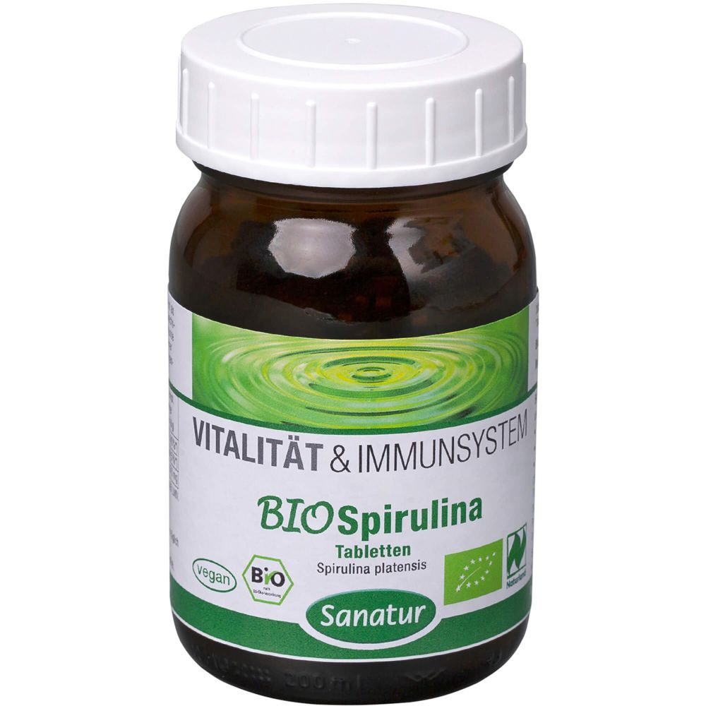 BIOSPIRULINA aus ökologischer Aquakultur Tabletten