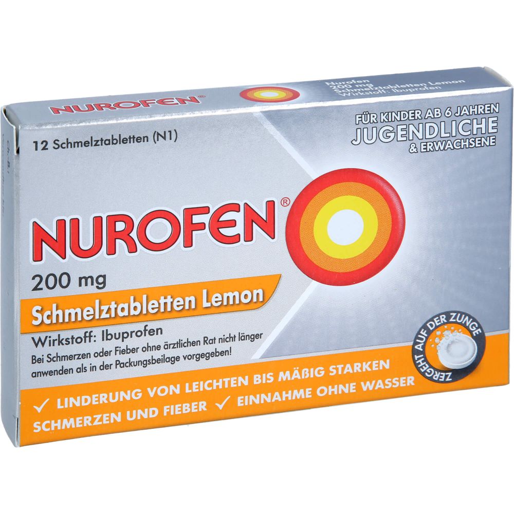 NUROFEN 200 mg Schmelztabletten Lemon