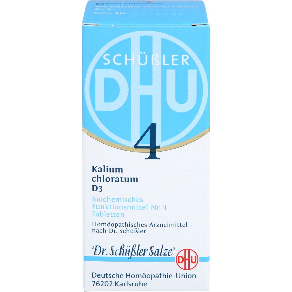 BIOCHEMIE DHU 4 Kalium chloratum D 3 Tabletten