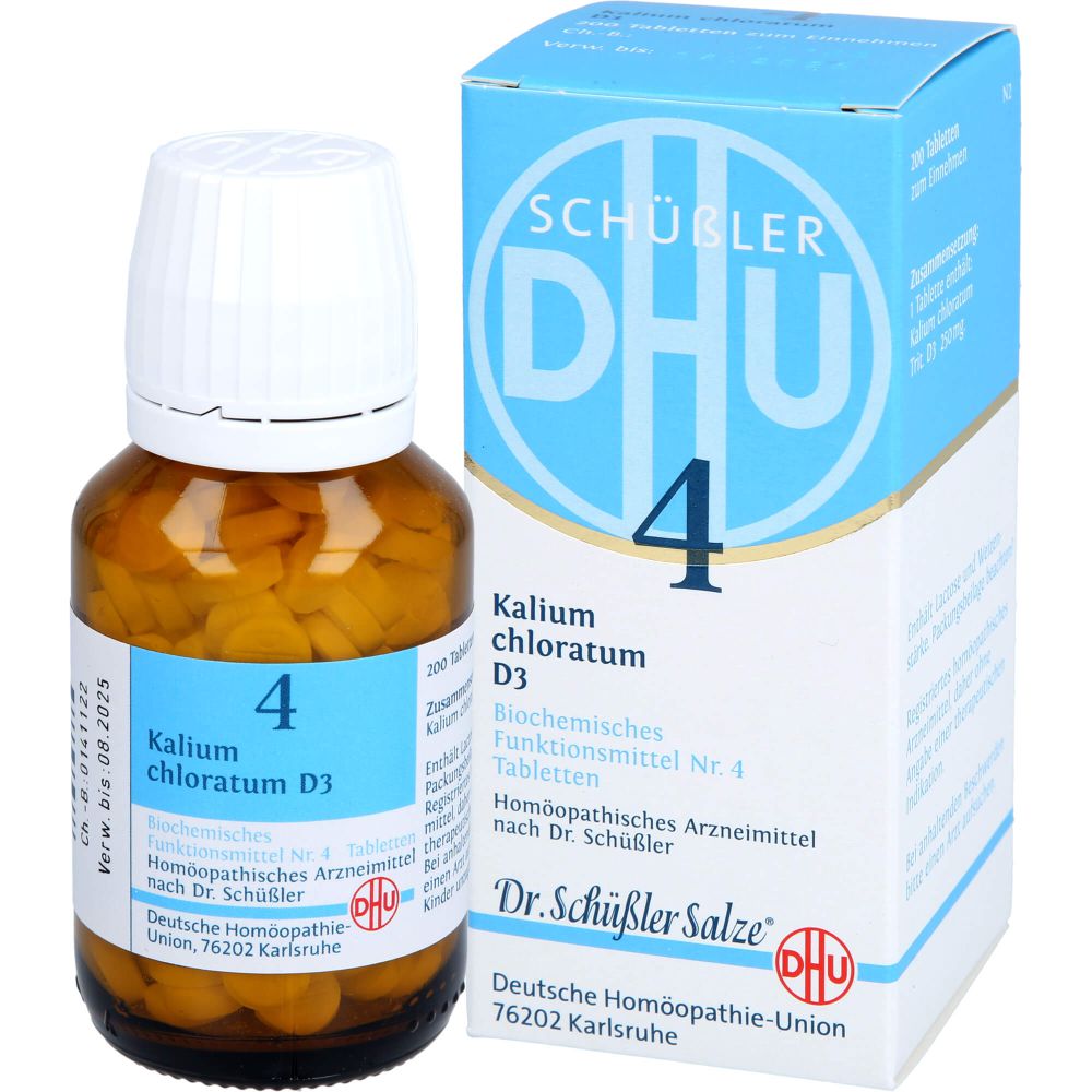 BIOCHEMIE DHU 4 Kalium chloratum D 3 Tabletten