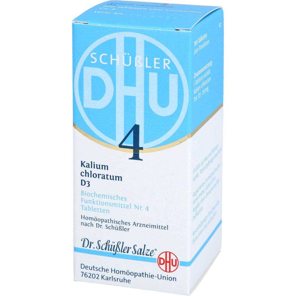 BIOCHEMIE DHU 4 Kalium chloratum D 3 Tabletten