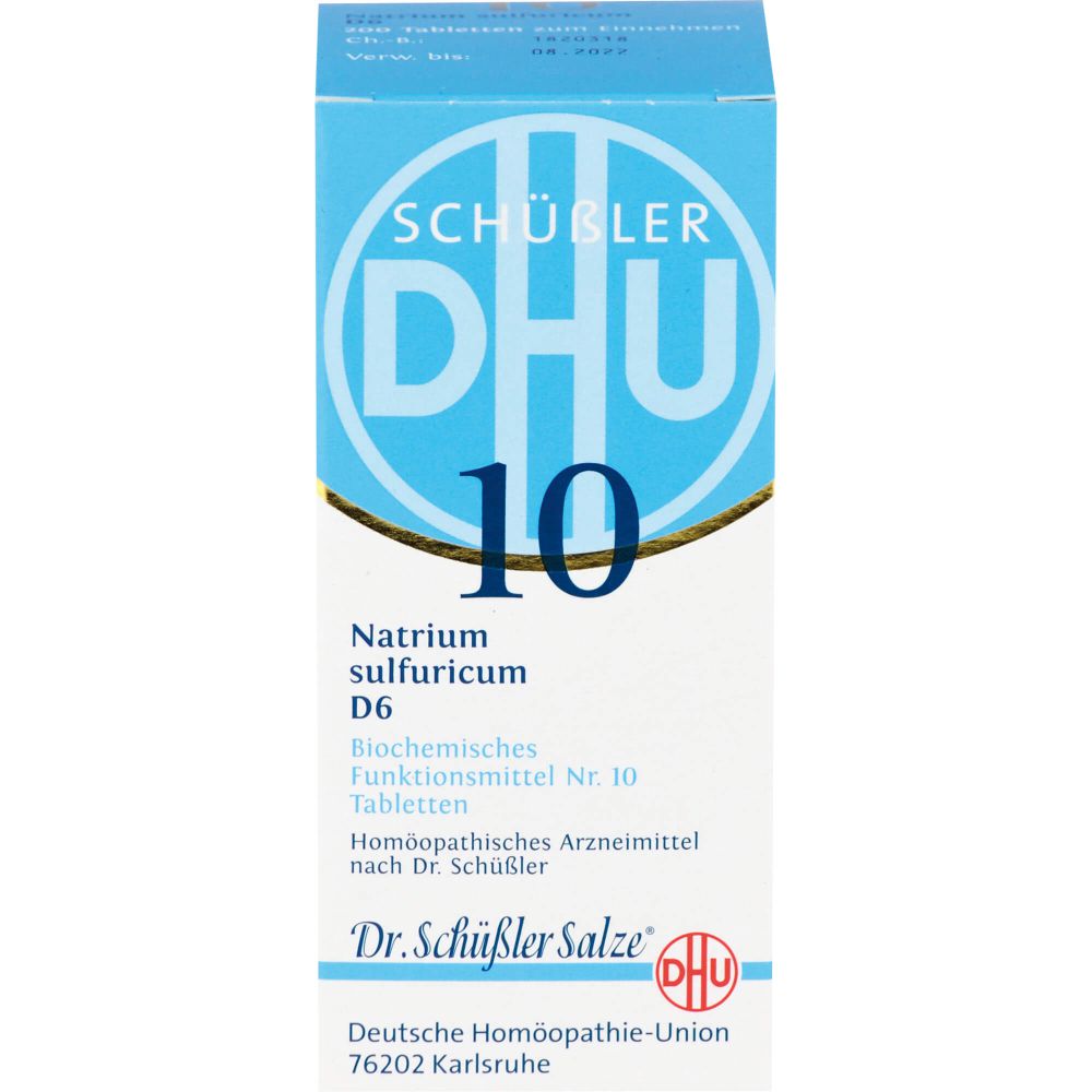 Biochemie Dhu 10 Natrium sulfuricum D 6 Tabletten 200 St