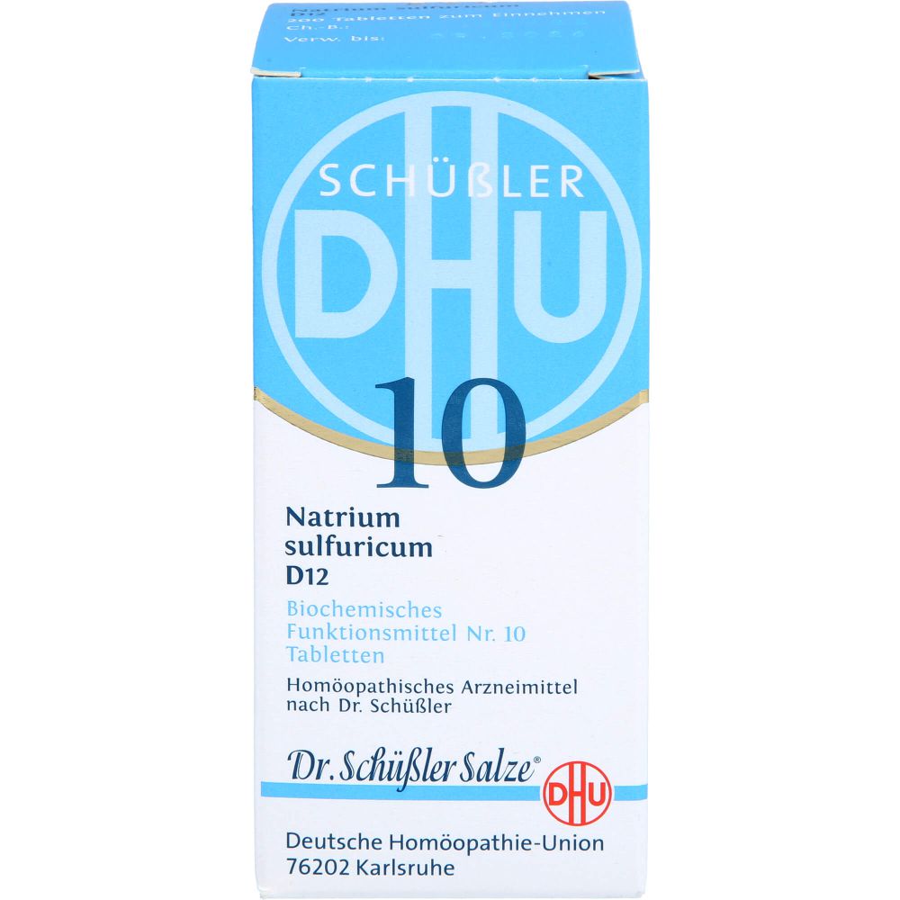 Biochemie Dhu 10 Natrium sulfuricum D 12 Tabletten 200 St