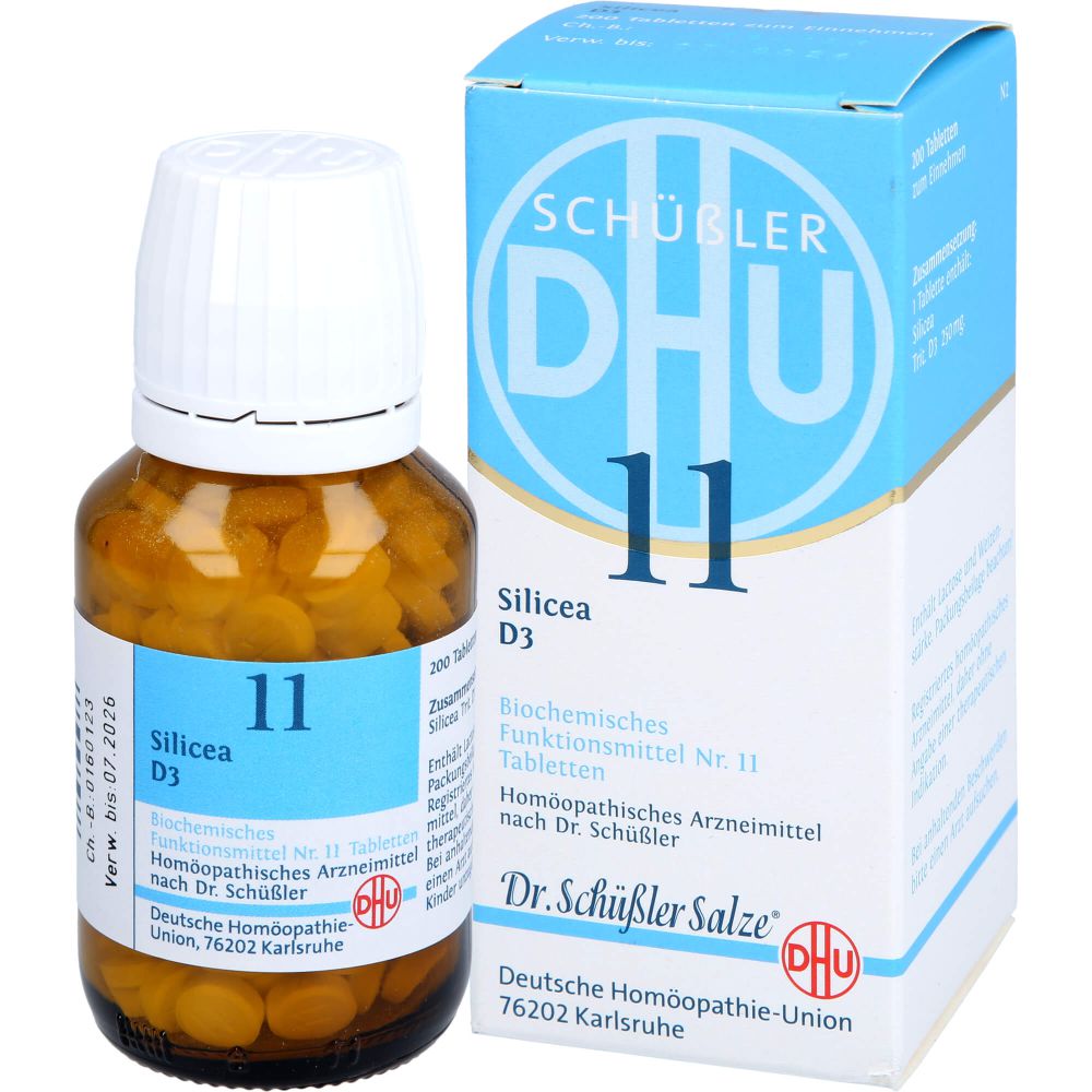 BIOCHEMIE DHU 11 Silicea D 3 Tabletten