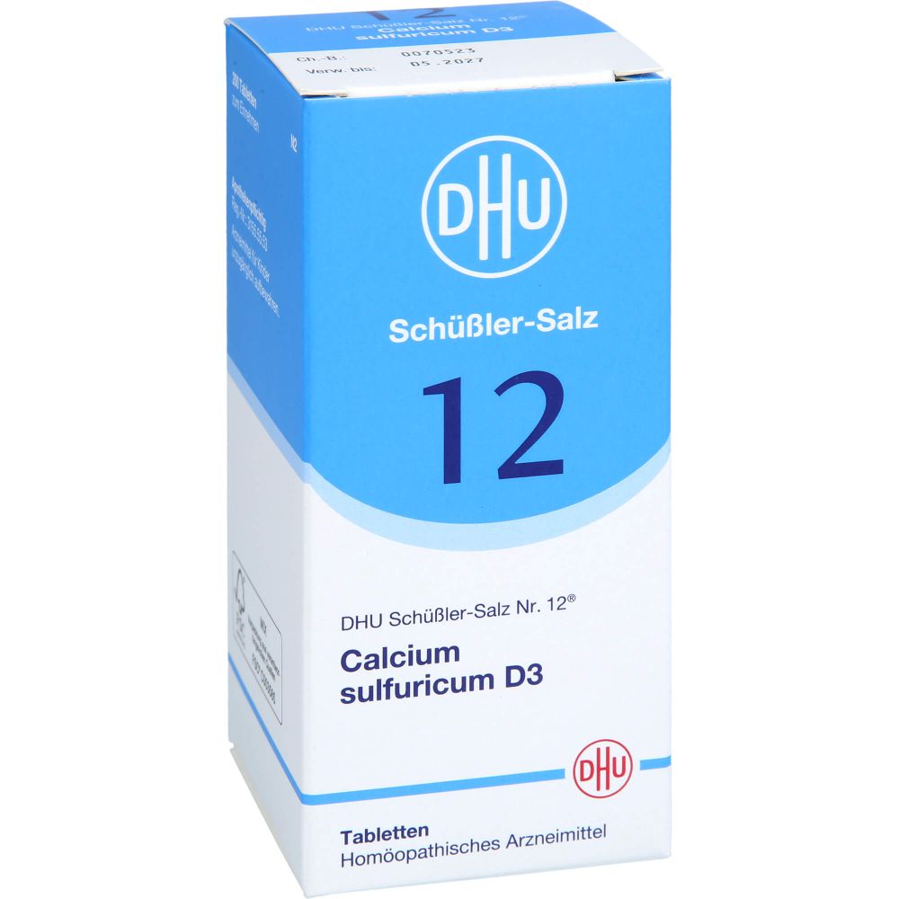 BIOCHEMIE DHU 12 Calcium sulfuricum D 3 Tabletten