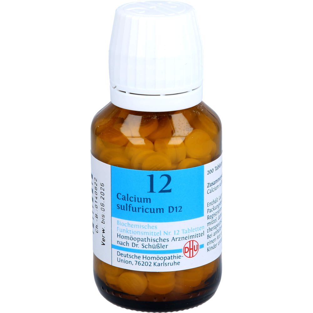 BIOCHEMIE DHU 12 Calcium sulfuricum D 12 Tabletten