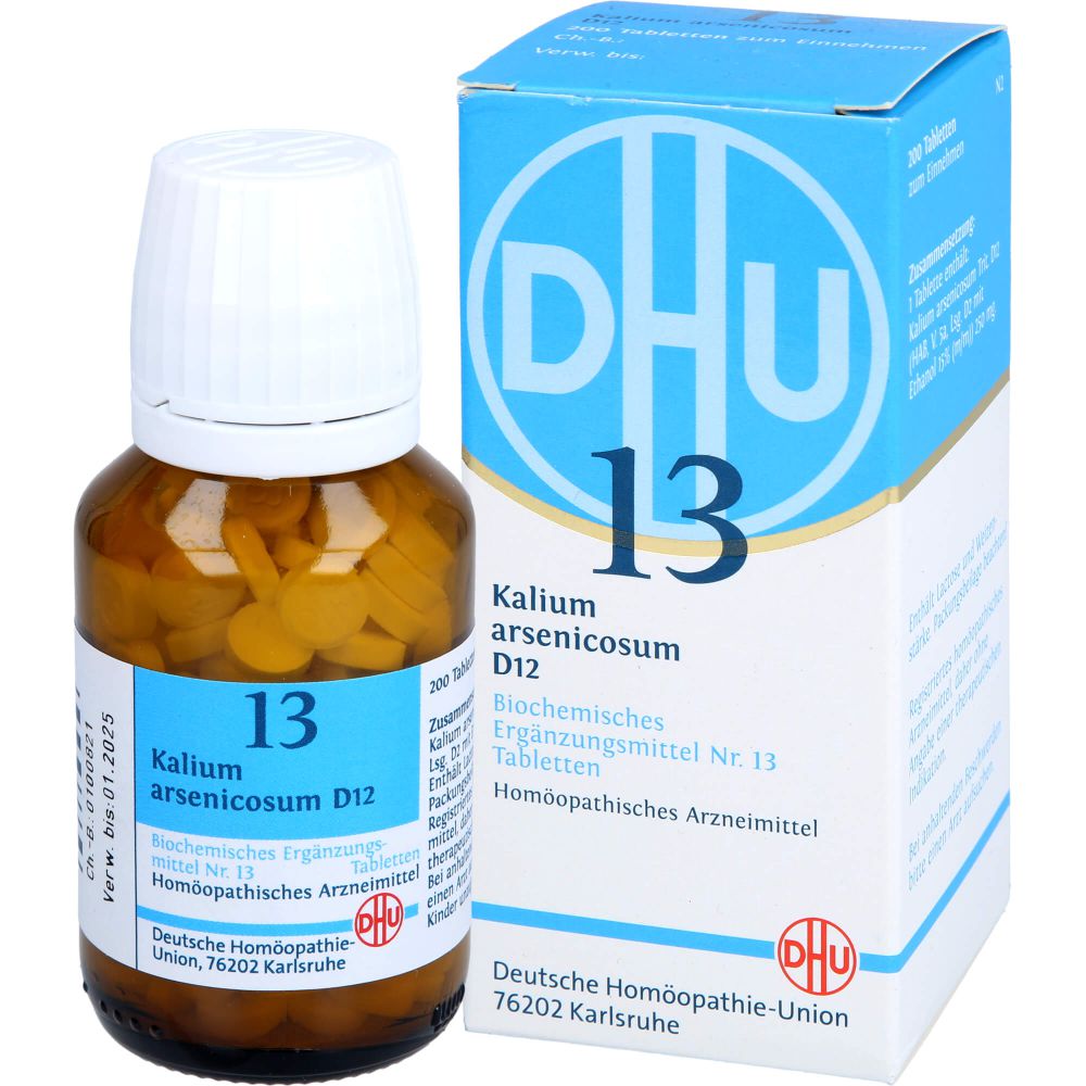 BIOCHEMIE DHU 13 Kalium arsenicosum D 12 Tabletten