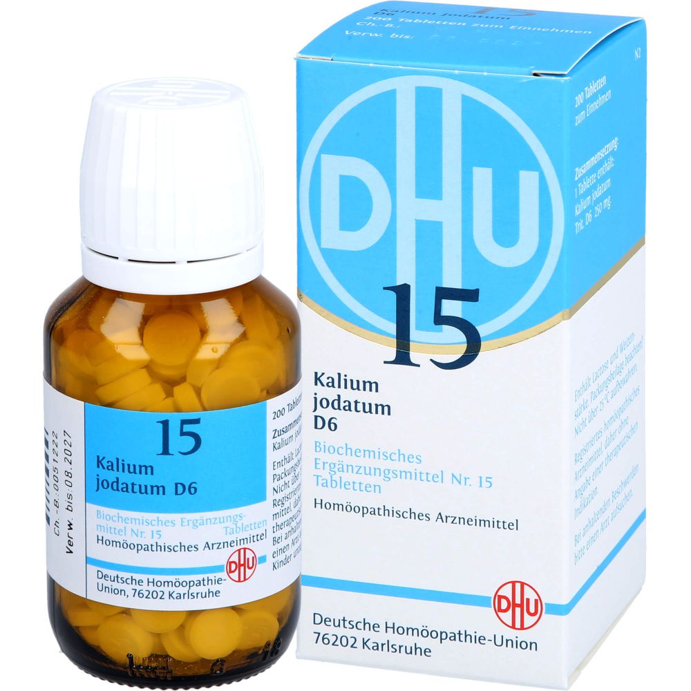 Biochemie Dhu 15 Kalium jodatum D 6 Tabletten 200 St
