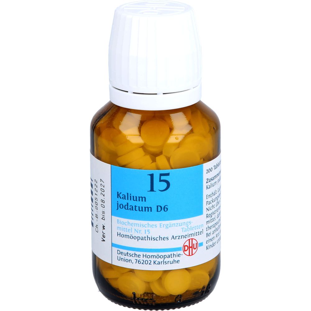 BIOCHEMIE DHU 15 Kalium jodatum D 6 Tabletten