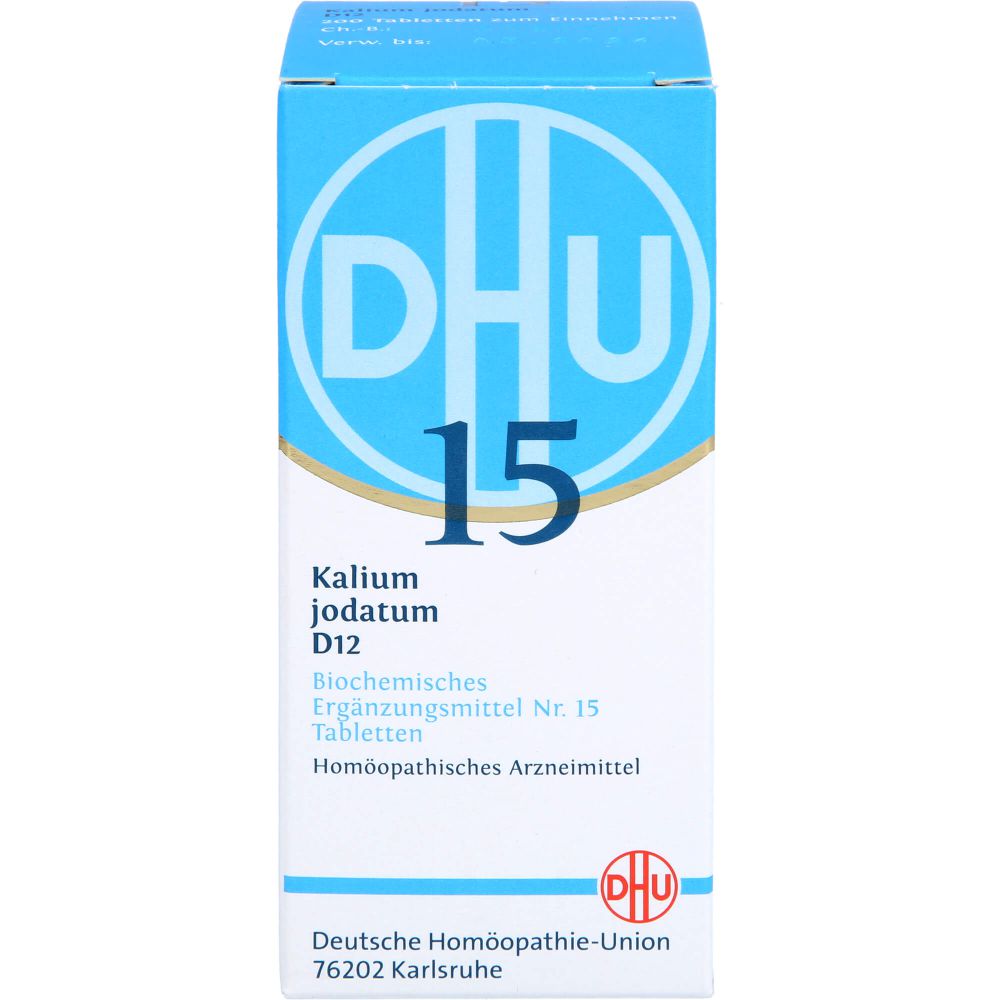 Biochemie Dhu 15 Kalium jodatum D 12 Tabletten 200 St