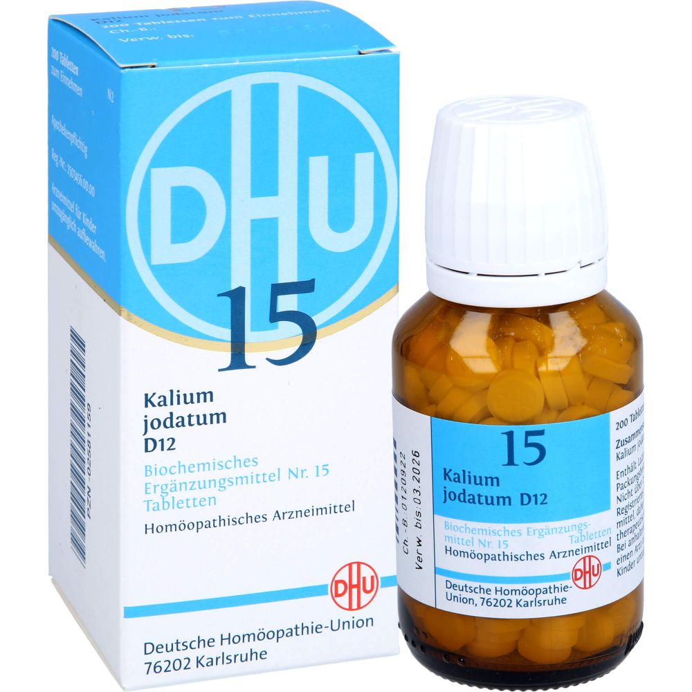 BIOCHEMIE DHU 15 Kalium jodatum D 12 Tabletten