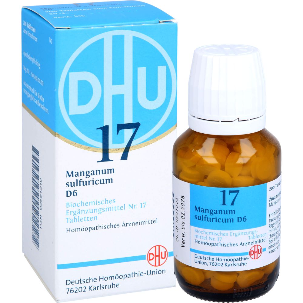 BIOCHEMIE DHU 17 Manganum sulfuricum D 6 Tabletten