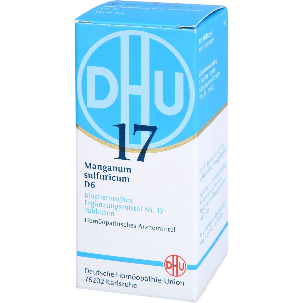 BIOCHEMIE DHU 17 Manganum sulfuricum D 6 Tabletten