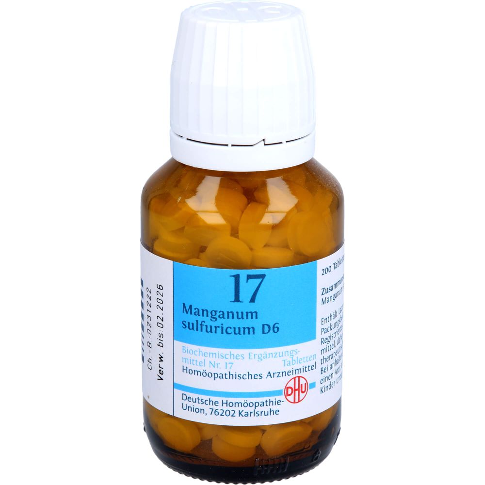 BIOCHEMIE DHU 17 Manganum sulfuricum D 6 Tabletten