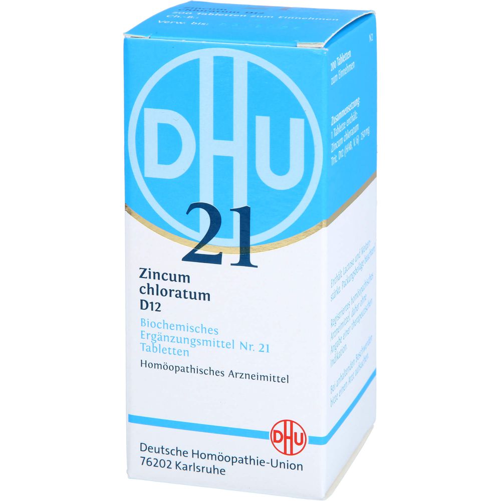 Biochemie Dhu 21 Zincum chloratum D 12 Tabletten 200 St