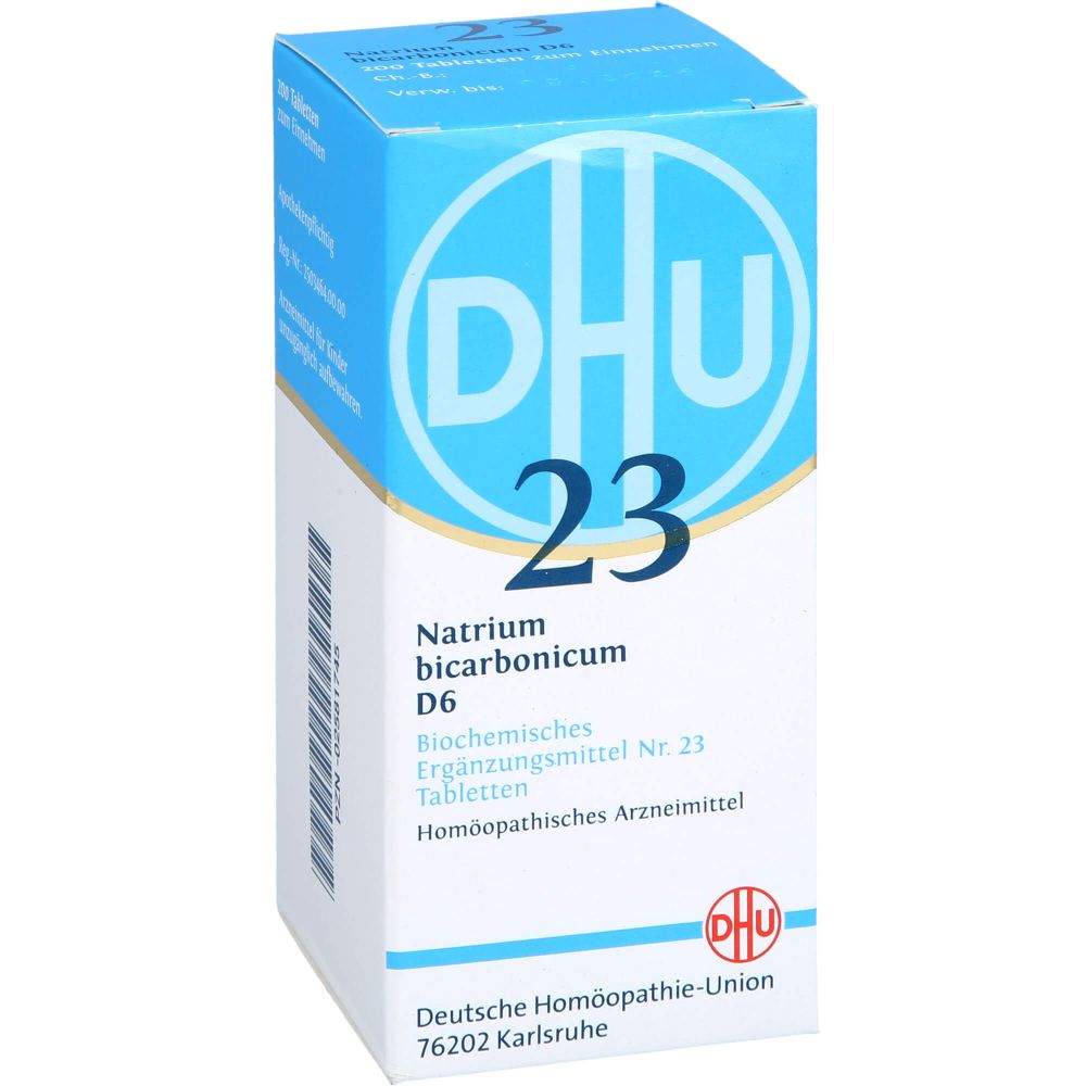 BIOCHEMIE DHU 23 Natrium bicarbonicum D 6 Tabl.