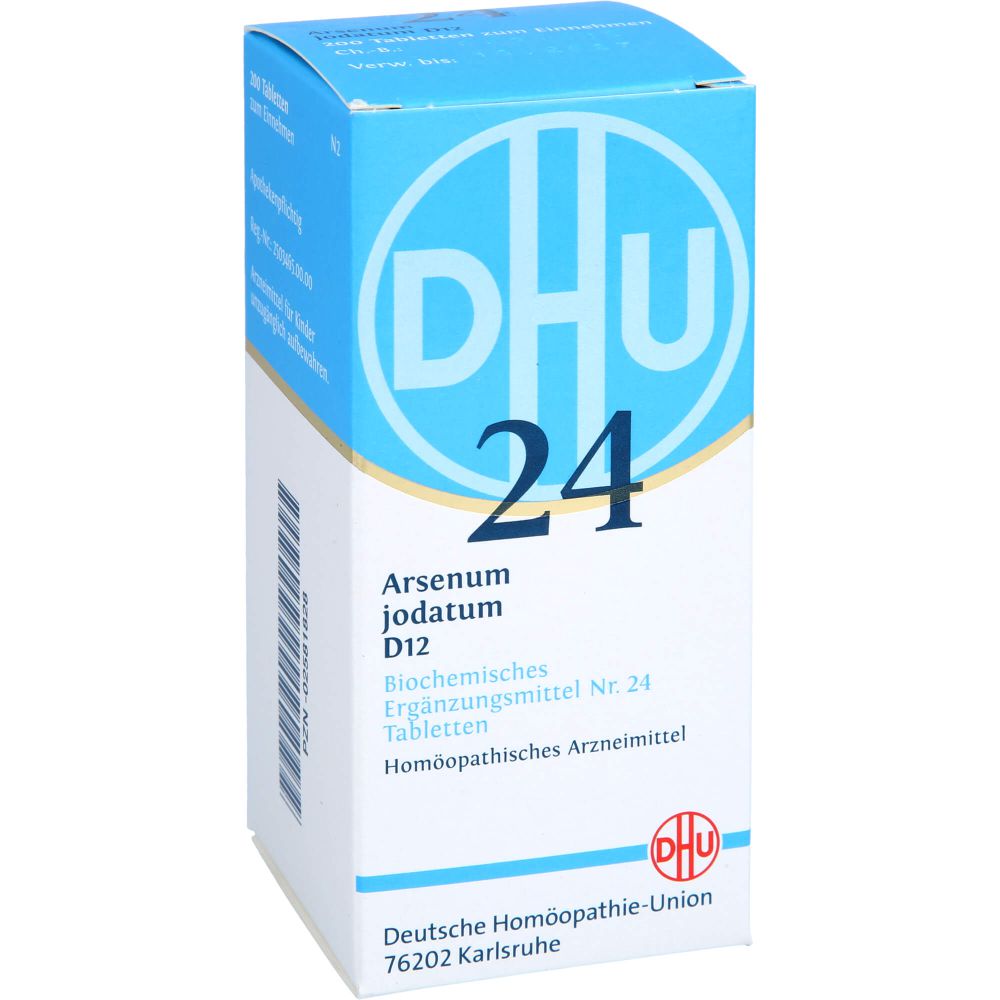 BIOCHEMIE DHU 24 Arsenum jodatum D 12 Tabletten