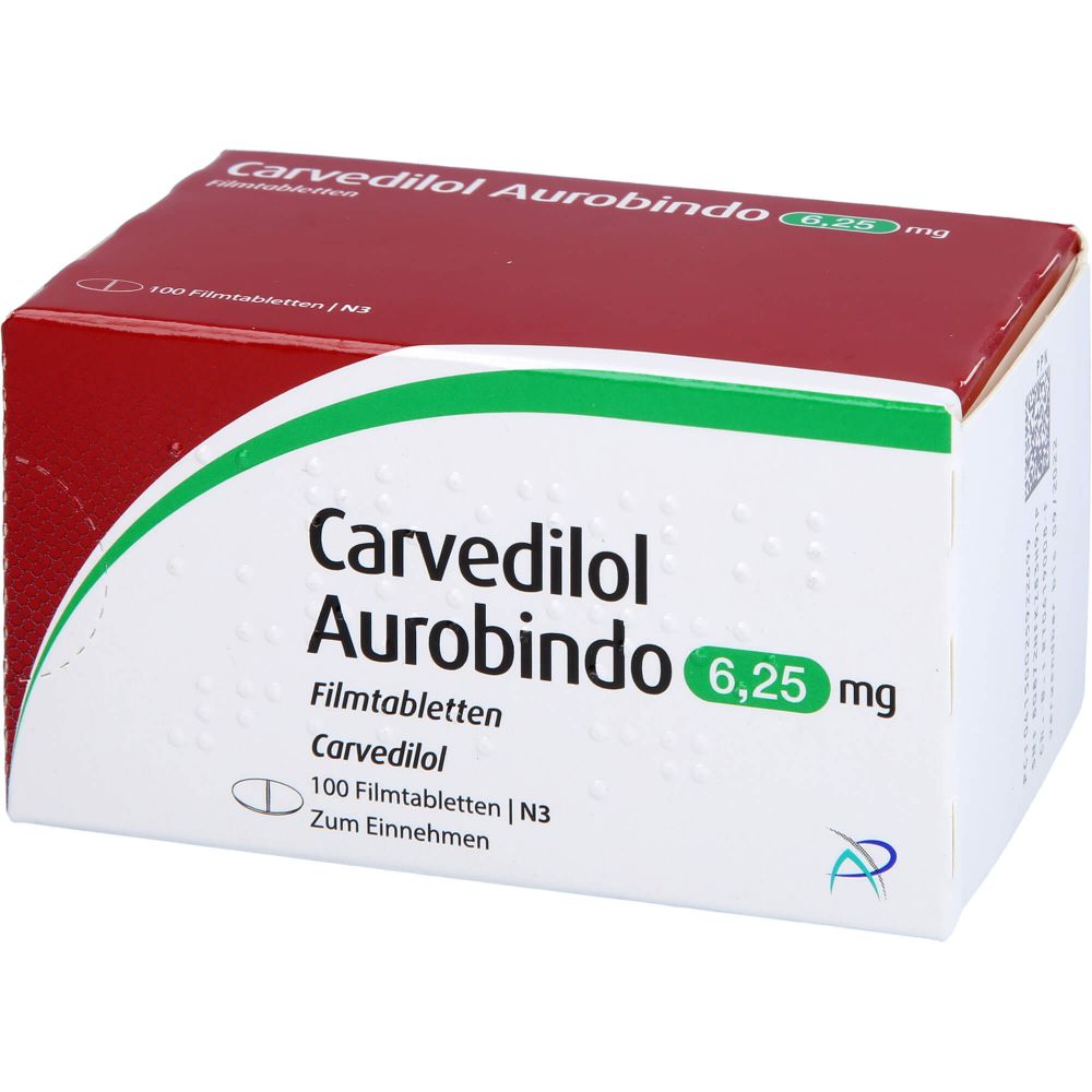 CARVEDILOL Aurobindo 6,25 mg Filmtabletten