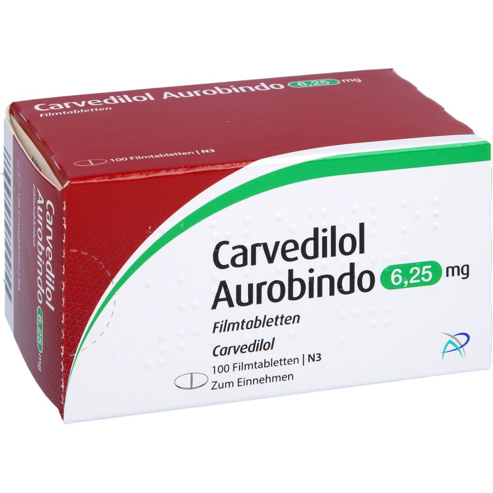 CARVEDILOL Aurobindo 6,25 mg Filmtabletten